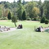 A view of a green at Washakie Golf & RV Resort