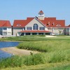 A view of the clubhouse at Macatawa Legends Golf and Country Club