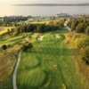 Aerial view of the 15th hole at Crooked Tree