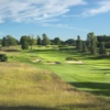 View from the par-4 351 yards 16th hole on the Monument course at Boyne Mountain Resort