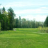 A view from a tee at Lac Vieux Desert Golf Course
