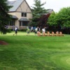 A view of the practice area at Knollwood Country Club