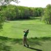 A view from a tee at Huron Hills Golf Course