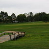 A view with wooden bridge on the left Mulberry Fore Golf Course