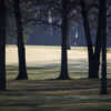 A view of a hole protected by trees at Rolling Meadows Country Club.