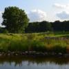 A view over a pond at Leslie Park Golf Course.