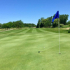 View from a green at Lake Erie Metropark Golf Course