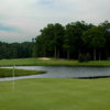 A view of a hole with water coming into play at Pine Knob Golf Club.