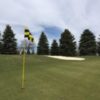 A view of the 7th green at Maples Golf Club.