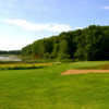 A view of a green at Thoroughbred Golf Club.