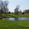 A view over a pond at Broadway Acres Golf Course.