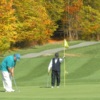 A view of a hole at Indian Springs Metropark Golf Course.