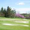 A spring day view of a hole at Radrick Farms Golf Club.