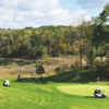 A sunny day view of a hole at Gauci Golf Resort.