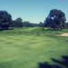 Looking back from a green at Alpena Golf Club