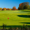 A fall day view of a hole at Walloon Lake Country Club.
