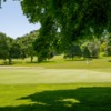 A sunny day view of a hole at Kent Country Club.