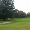 A view of a tee at Leland Country Club.