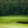 A view of a hole at Spruce Course from Evergreen Resort.