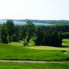 A view of Crystal Lake from the clubhouse at Pinecroft Golf Plantation