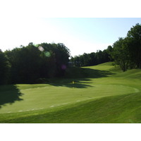 Each hole at Shanty Creek Resorts' Cedar River golf course plays through heavy woods.