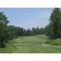 Hawk's Eye features dense trees on both sides of almost every fairway.
