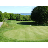 The ninth hole on the Torch golf course at A-Ga-Ming Resort in Michigan.