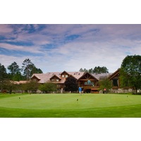 In addition to the four championship courses, Garland Lodge and Resort features practice facilities for golfers to use. 