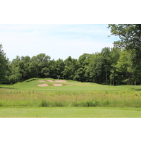 The 190-yard eighth hole at Ravines Golf Club is a stout par 3.