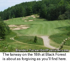 Fairway on the 18th at Black Forest