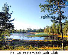 No. 18 at Hemlock Golf Club