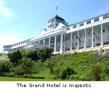 The Grand Hotel is majestic
