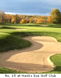No. 15 at Hawks Eye Golf Club