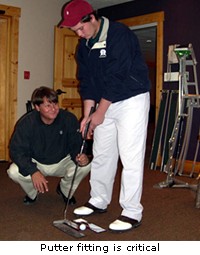 Putter fitting is critical