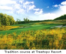 Tradition course at Treetops Resort
